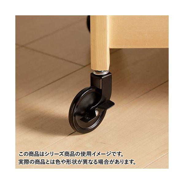 【個数：1個】TORE3HNA 直送 代引不可 弘益 TORE−3H NA トーレ ワゴン 引き出し付 ナチュラル_4