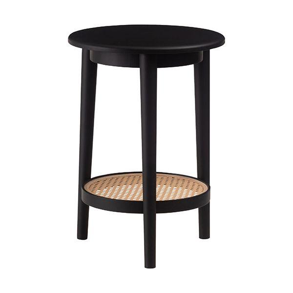 【個数：1個】PT-471BK 直送 代引不可 東谷 サイドテーブル ブラック PT471BK