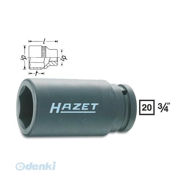 【納期-通常7日以内に発送（在庫切れ時-約2ヶ月）】ハゼット HAZET 1000SLG-36 インパクト用ディープソケット３／４ 1000SLG36