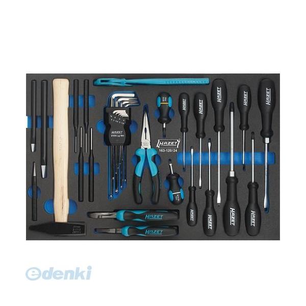 ハゼット HAZET 163-120/24 ソフトフォーム２コンポーネント工具セット 163120/24