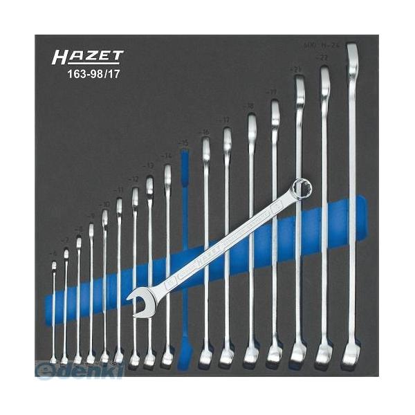 ハゼット HAZET 163-98/17 ソフトフォーム２コンポーネント工具セット 16398/17