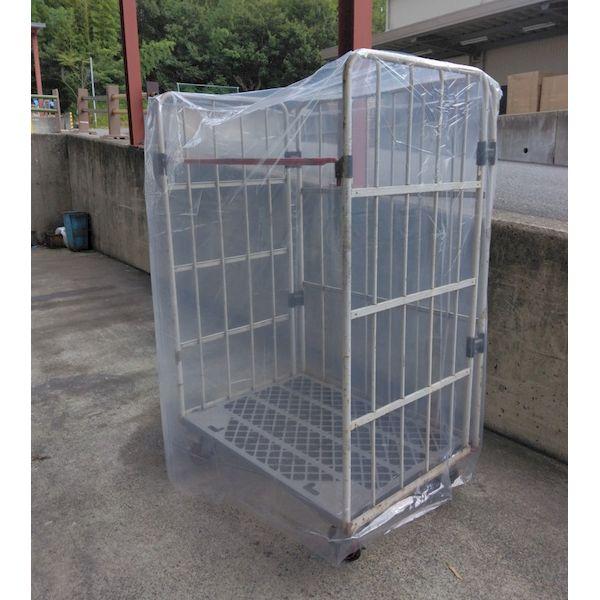 【個人宅配送不可】フナイ産業 YBK-06 直送 代引不可・他メーカー同梱不可 【50個入】 カゴ台車用角底袋 カゴ車カバー ポリエチレン 850×6