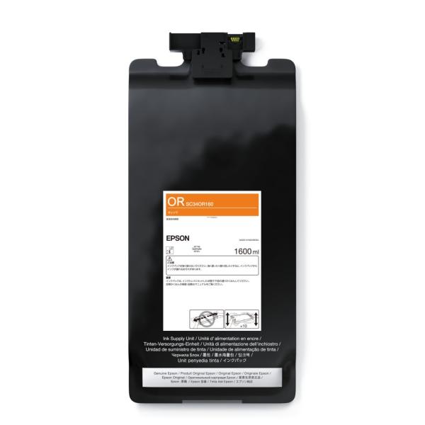 SC34OR160 直送 代引不可・他メーカー同梱不可 エプソン SureColor用 インクパック/1600ml(オレンジ) 【1入】