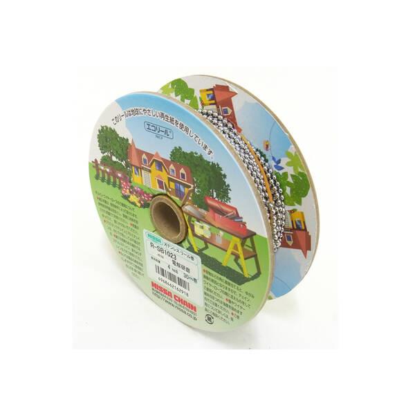 直送 代引不可・他メーカー同梱不可 ニッサチェイン R-SB1023 ニッサ ステンレスボｰル 30m巻 RSB1023