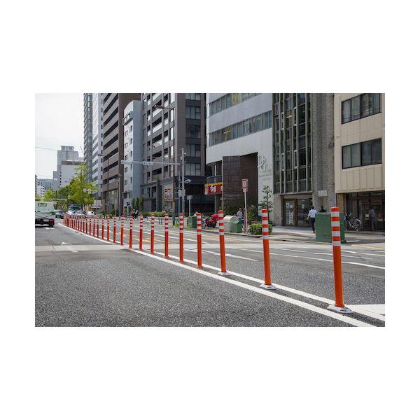 積水 PCCTR-65RW-NT-T6 車線分離標 ポールコーンCITY R 接着式 PCCTR−65RW−N 赤 PCCTR65RW_3