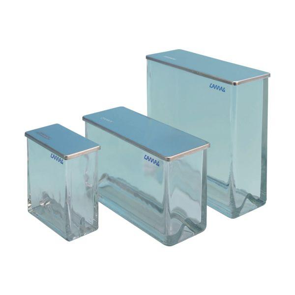 カマグ 022-5254 二槽式展開槽 20X10cm ステンレス蓋付 0225254