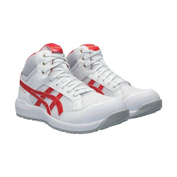 ＡＳＩＣＳ 1273A091.100-24.5 ウィンジョブ CP218 ホワイト／クラシックレッド 24．5cm 1273A091.10024.5