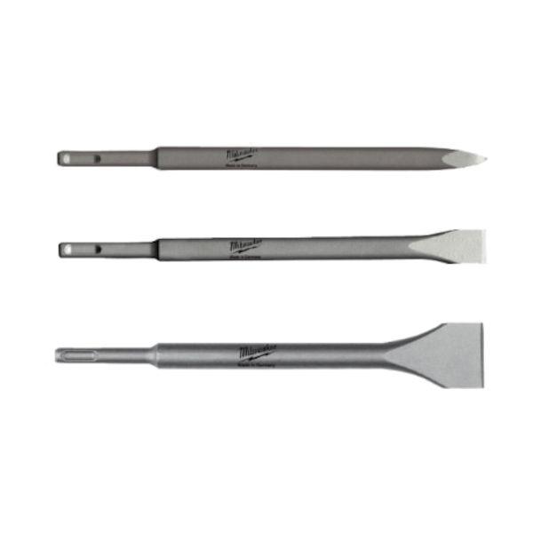 milwaukee 4932430001 SDS PLUSチゼルセット ブルポイント・コールド・ワイド