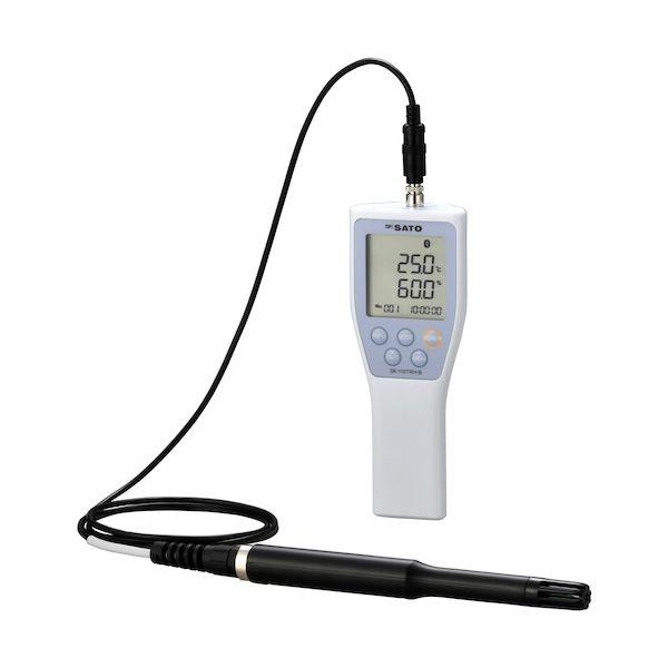 佐藤 8140-20 デジタル温湿度計 無線電話メール交換役立つこと付 SK−110TRHーB プローブセンサセット 8140−20 814020
