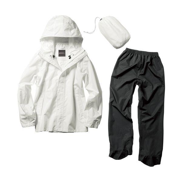 マック AS51404A パノラマバッグインレインスーツ ホワイト EL 4,925円