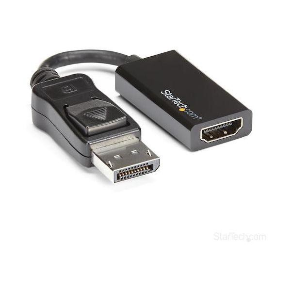 スターテック DP2HD4K60S ディスプレイアダプター／DisplayPort 1．4 − HDMI 2．0／4K60Hz／アクティブ変換／ブラッの通販は