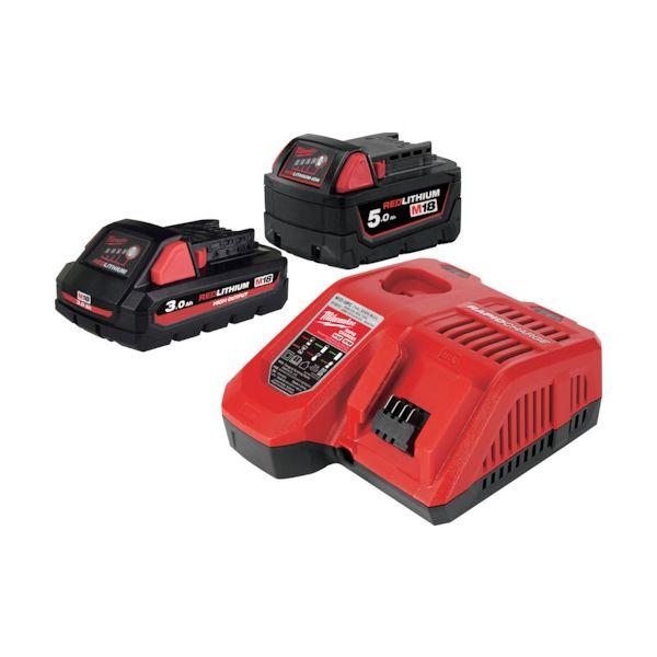 ｍｉｌｗａｕｋｅｅ M18 HNRG-532 JP M18 HO3．0Ah ＆ 5．0Ah スタートキット M18HNRG532JP