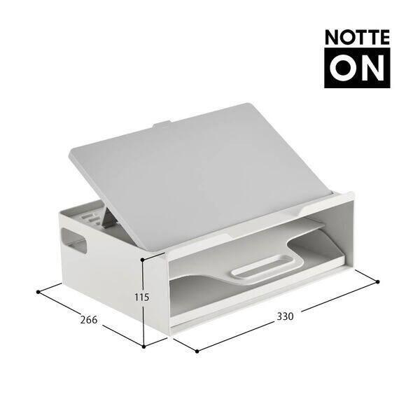 キングジム KIMG JIM WB10-W ポータブルワークベース「ノッテオン」 WB10W