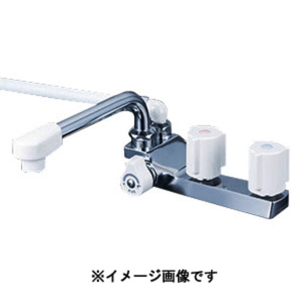 KVK KF13ZGECN KV デッキ一時止水2ハンドルシャワｰ KF13ZGECNの通販は 19,775円