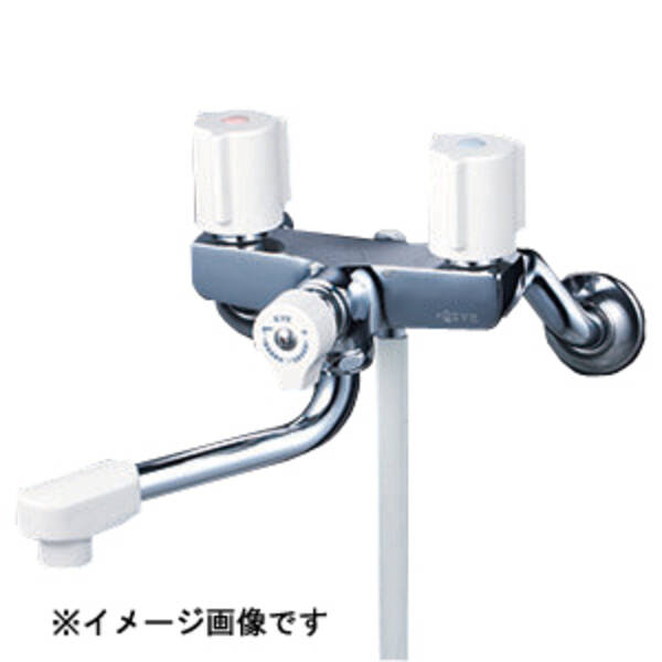 KVK KF100G3WN KV 一時止水付2ハンドルシャワｰ KF100G3WNの通販は