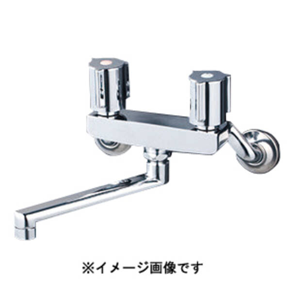 KVK KM140EXNR2 KV 2ハンドル混合栓 240P付 KM140EXNR2の通販は