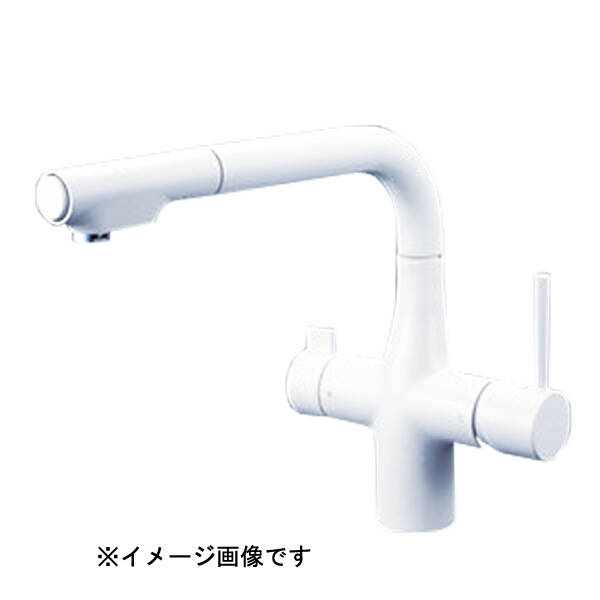 直送 代引不可・他メーカー同梱不可 KVK KM6121SCECM4 KV 浄水器SS混合栓 eM白 KM6121SCECM4