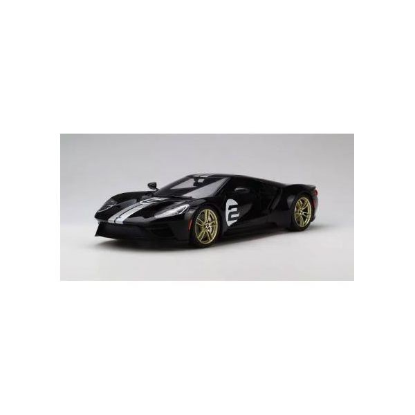 京商 4548565328253 GTS001US GT SPIRIT 1／18 フォード GT ブラック／シルバーストライプの通販は