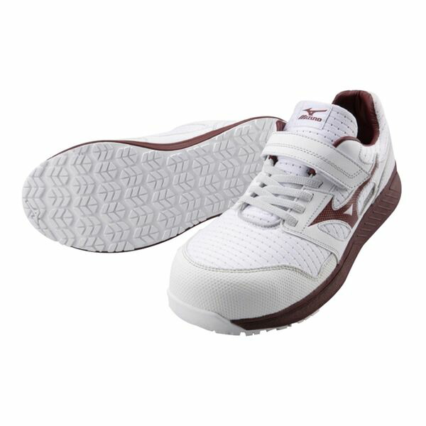 タスコ TA964EC-26.5 安全作業靴 ホワイト×ワインレッド TA964EC26.5の通販は