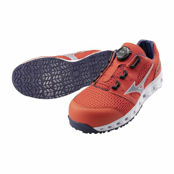 タスコ TA964JJ-25.5 安全作業靴 オレンジ×ブルー TA964JJ25.5