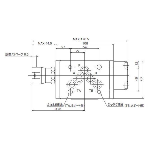 ダイキン MF-03P-45 直送 代引不可・他メーカー同梱不可 モジュラースタック形流量調整弁 MF03P45_1