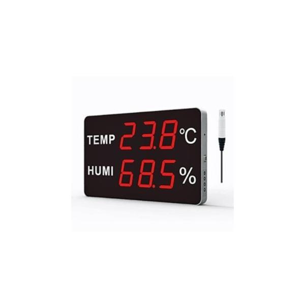 【個数：1個】エムケー MK HE230A-EX-USB 大型LED温湿度表示器 データロガー付き HE230AEXUSB