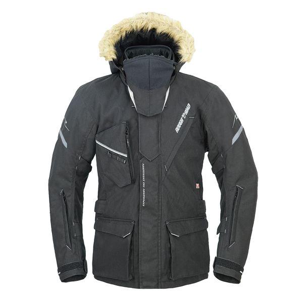 ラフアンドロード RR7693HB-BK3 バイク用 WSプリマロフトポーラージャケットFP L ヘリンボーンブラック RR7693HBBK3