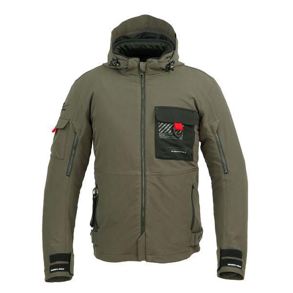 ラフアンドロード RR7254DO3 エアスルーソフトシェルストレッチパーカーFP ダークオリーブ L