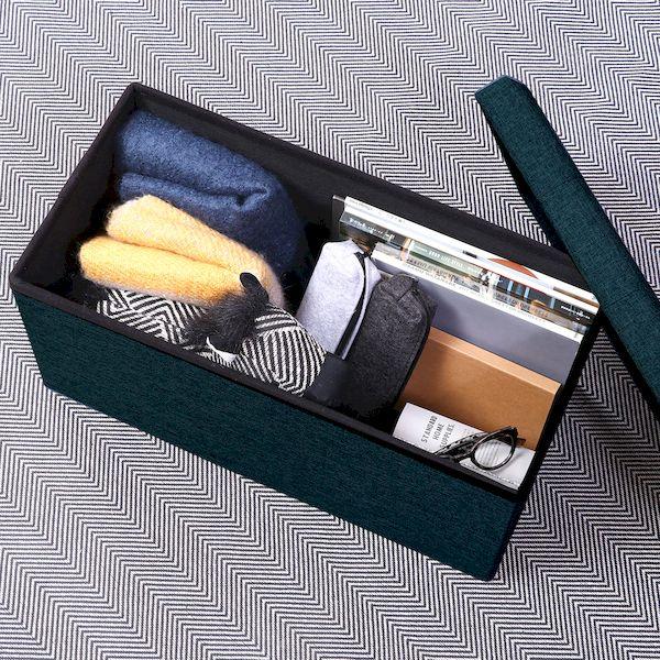 【個数：4個】不二貿易 4953980861412 【4個入】 直送 代引不可 ハント ストレージベンチ 6030 ネイビー_3