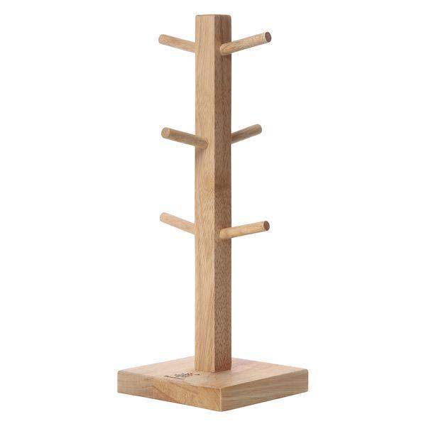 【個数：6個】不二貿易 4953980943774 【6個入】 直送 代引不可 木製マグカップツリー ボヌール
