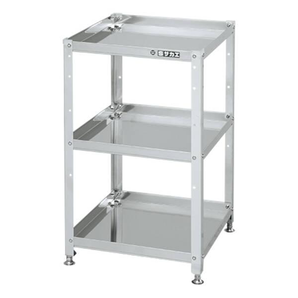 【個人宅配送不可】サカエ SAKAE SN4-5473 直送 代引不可・他メーカー同梱不可 ステンレススペシャルワゴン（SUS430/固定式） SN4