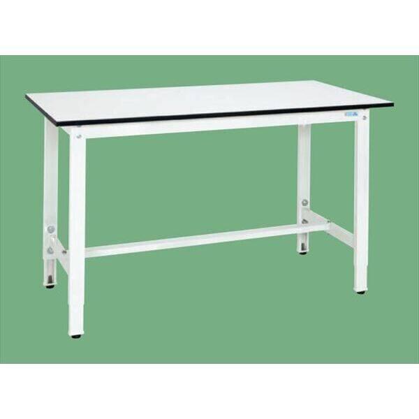 【個人宅配送不可】サカエ SAKAE TKK8-156LW 直送 代引不可・他メーカー同梱不可 軽量高さ調整作業台 抗菌パールホワイト(TKK8/20