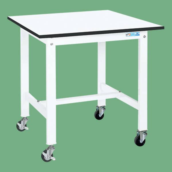 【個人宅配送不可】サカエ SAKAE KK-38LB1W 直送 代引不可・他メーカー同梱不可 軽量作業台 抗菌パールホワイト(KK/200kg/ポリエ