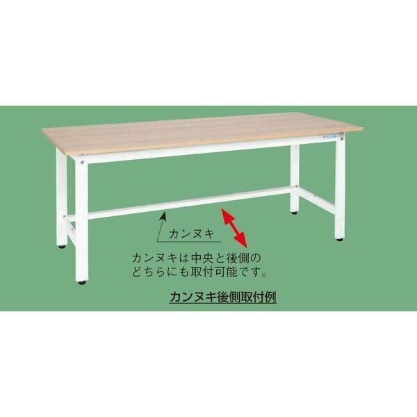 【個人宅配送不可】サカエ SAKAE KK-69MKD 直送 代引不可・他メーカー同梱不可 軽量作業台(KKタイプ/耐荷重350kg/木目メラミン天板_2