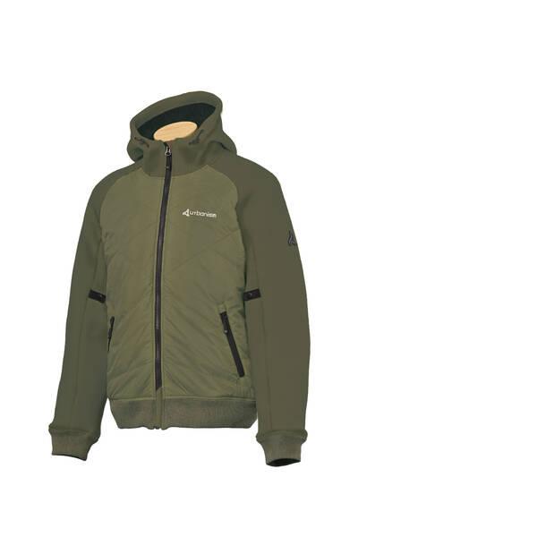 J-AMBLE UNJ-120/KH/S urbanism (アーバニズム) バイク用 プロテクションウィンターパーカー カーキ S UNJ-120