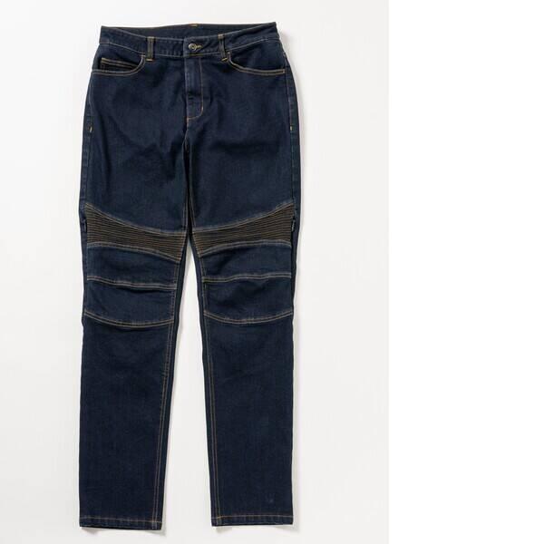 J-AMBLE ROP67/INDIGO/M+ ロッソスタイルラボ(RossoStyleLab) バイク用 ストレッチスキニーパンツ M+サイズ イン