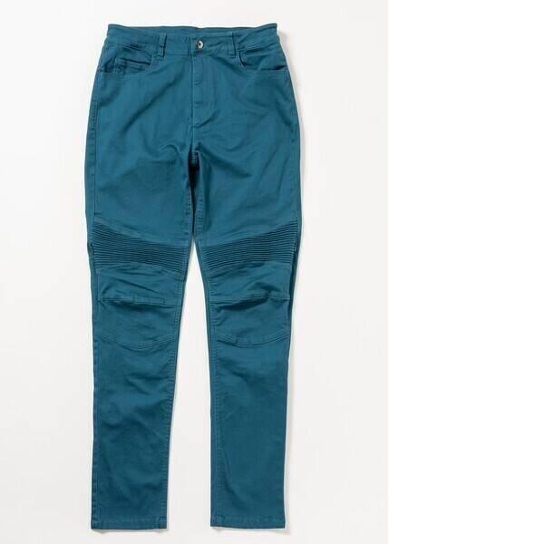 J-AMBLE ROP67/TURQUOISE/XS ロッソスタイルラボ(RossoStyleLab) バイク用 ストレッチスキニーパンツ XSサイズ