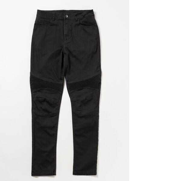 J-AMBLE ROP67/BK/M+ ロッソスタイルラボ(RossoStyleLab) バイク用 ストレッチスキニーパンツ M+サイズ ブラック R