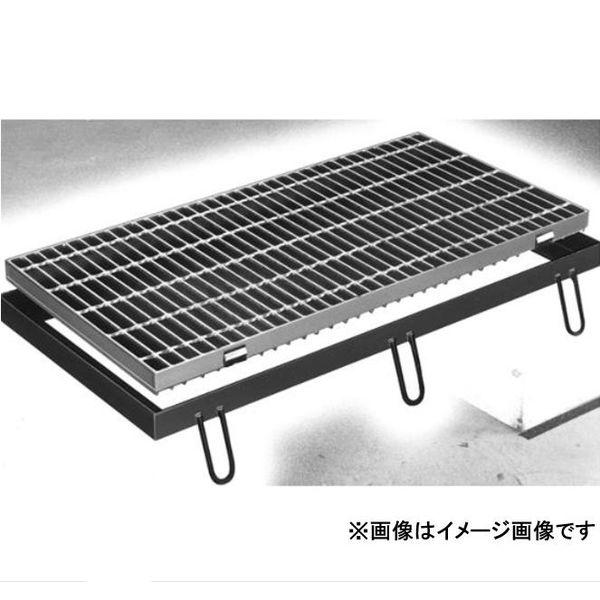 【個人宅配送不可】ニムラ PKG 50-4.5(T-6) 直送 代引不可 鋼板製グレーチング 横断溝用みぞぶた 騒音低減 プレーン 受枠付 PKG 一