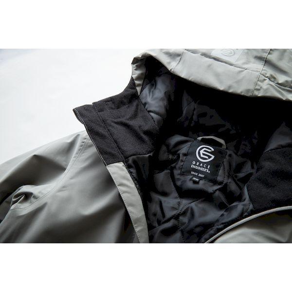 エスケープロダクト 4582696011431 ブリザードシェルツナギ GE−770 C／48 ソリッドブラック Sサイズ エスケープロダクト 4582696011431 ブリザードシェルツナギ GE−770 C