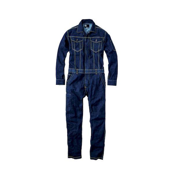エスケープロダクト 4589708562479 ストレッチライトツナギ GE−340 C／36 インディゴ Mサイズ
