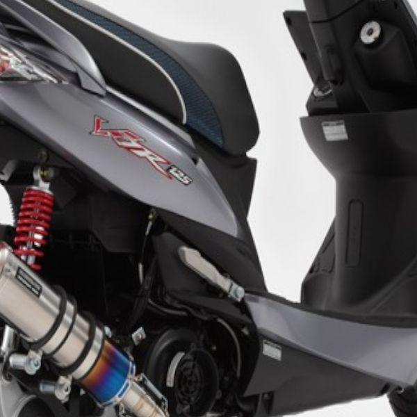 BEAMS ビームス B507-53-007 KYMCO VJR125i SE22AA R−EVO チタン サイレンサーφ89 B50753007