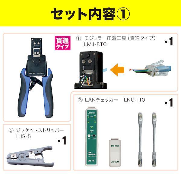 JEFCOM ジェフコム L-KIT-P LANツールキット LKITP_1