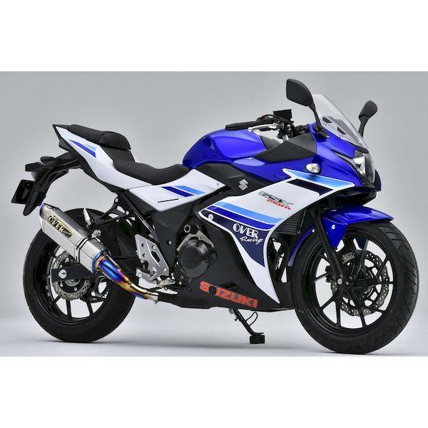 OVER Racing 17-57-11 TT−Formula RS フルチタン スリップオン GSX250R 175711