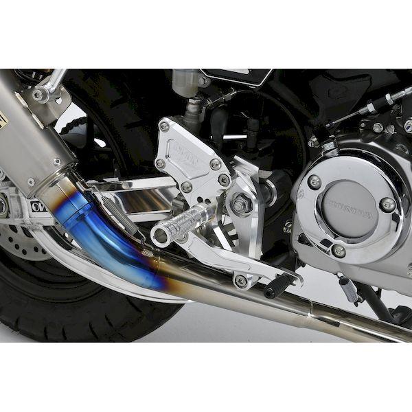 OVER Racing 51-013-01 バックステップ 4ポジション シルバー MONKEY125 21− 5101301