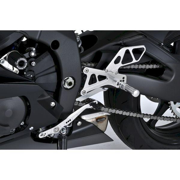 OVER Racing 51-433-01 バックステップ 6ポジション シルバー YZF−R6 5143301