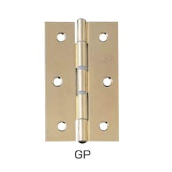 ニシムラ アーチ NO.4520-102GP 【10個入】 ARCH No．4520 ステンレス中厚丁番 金メッキ 102mm NO.4520102G