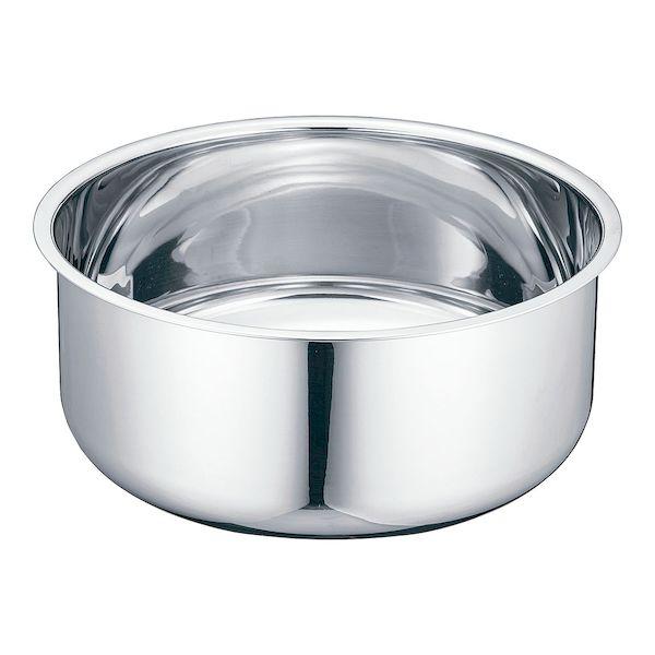 AAL5902 18−0 ステンレス丸型洗桶 36cm