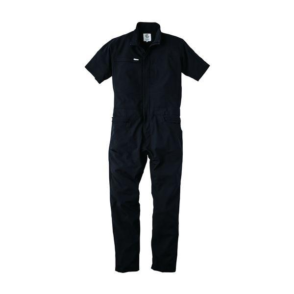 エスケープロダクト 4582696012568 グリッドエアー半袖ツナギ GE−675 C／5 ブラック 3Lサイズ