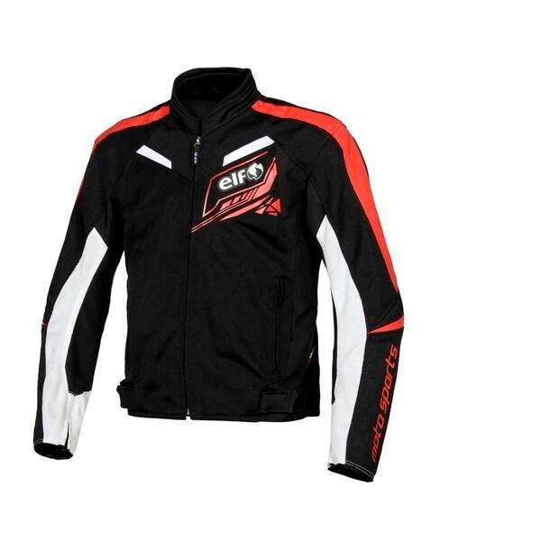 ELF EJ-S115 メッシュジャケット M ブラック&レッド 楽天市場】☆正規品【elf】EJ-S115 スポルトメッシュジャケット